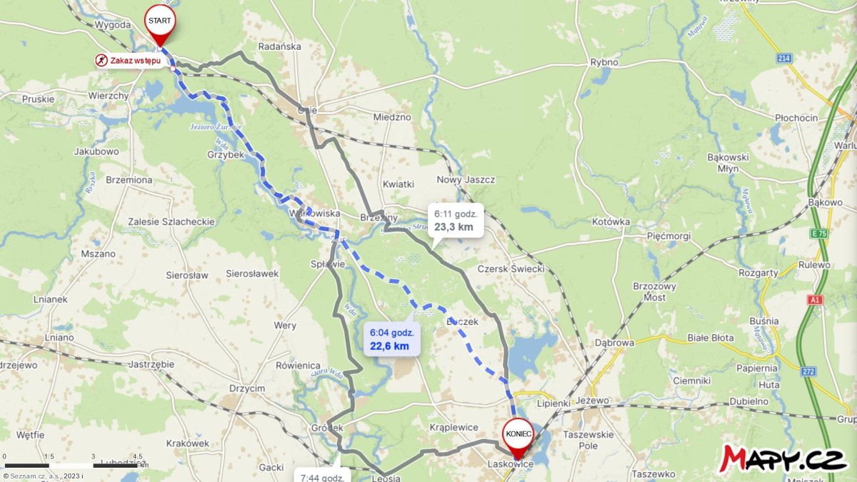 Tleń - Laskowice Pomorskie PKP